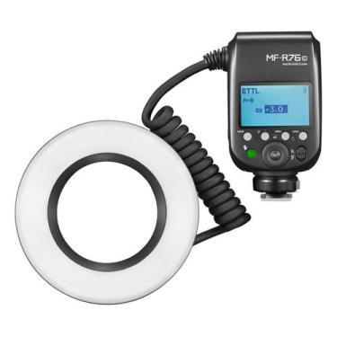 Imagem de Flash de anel macro Godox MFR76c Ttl para Canon
