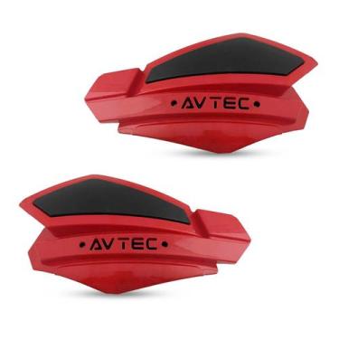 Imagem de Plástico Reposição Protetor Mão Avtec Trilha Enduro Motocross, Vermelh