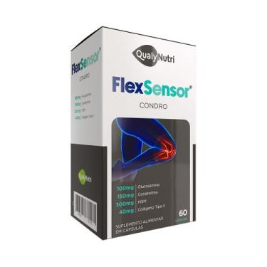 Imagem de Flex Sensor Condro Msm Colágeno Tipo II Qualynutri 60 Cápsulas