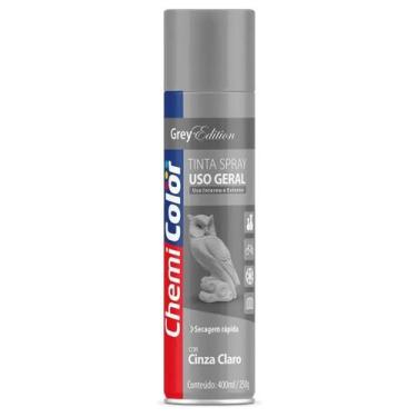 Imagem de Spray Tinta Cinza Claro 400ml ChemiColor