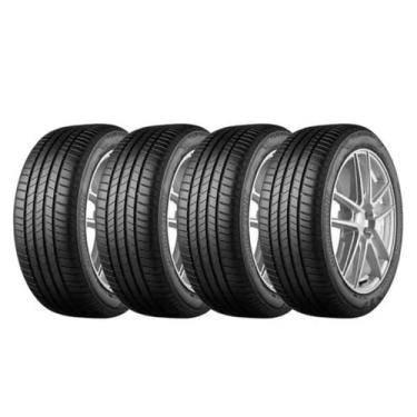 Imagem de Kit 4 Pneus Bridgestone Aro 17 205/50R17 89V Turanza T005