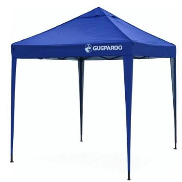 Imagem de Tenda Gazebo Articulado Pratiko 2x2m Azul FPS 60 Guepardo
