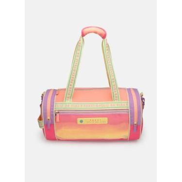 Imagem de Bolsa De Viagem Color Block Rosa - Puket Rosa Rosa Collor Block