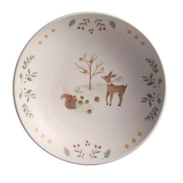 Imagem de Conjunto com 6 Pratos Fundo Coup Stoneware Christmas Card Ø20,3cm 600m