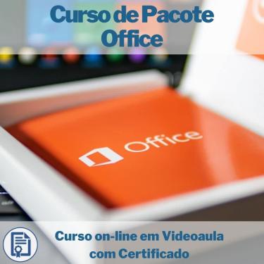 Imagem de Curso on-line em videoaula de Pacote Office com Certificado