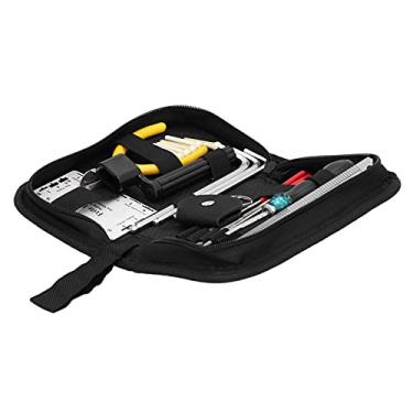 Imagem de Kit de ferramentas de reparo de guitarra, kit de configuração de banjo de aço inoxidável 23 unidades para limpeza de instrumentos