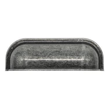 Imagem de Puxador De Moveis Antigos Coloniais Concha Ouro Velho Gaveta (Prata Envelhecido)