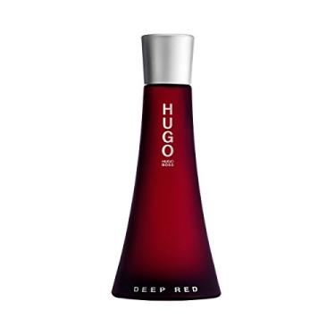 Imagem de Hugo Deep Red por Hugo Boss Eau De Parfum Spray de 3 oz por Mulheres