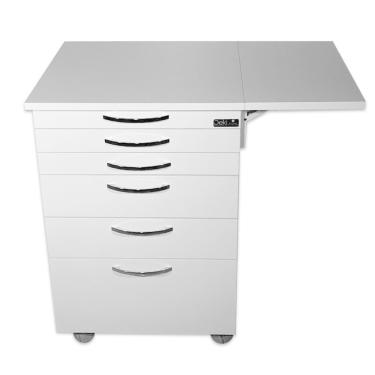 Imagem de Mesa De Apoio Odontológico Com 5 Gavetas -Funcional e Prática