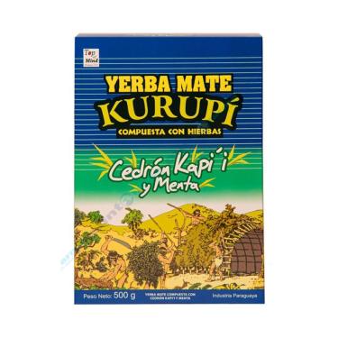 Imagem de Erva Mate para Tereré sabor Capim Limão y Menta 500 gramas - Kurupí