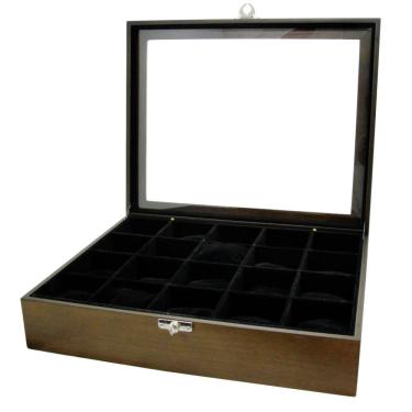 Imagem de Estojo para 20 Relógios Madeira Luxo Item