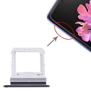 Imagem de HONGYAN Peças de substituição de telefone celular Bandeja de cartão SIM para Samsung Galaxy Z Flip SM-F700 Acessórios telefônicos