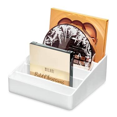 Imagem de Coleção Sarah Tanno da iDesign Cosméticos Gaveta Organizador Riser de Silicone, Branco