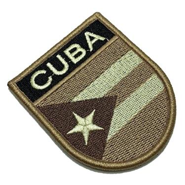 Imagem de BP0010EV04 Bandeira Cuba Patch Bordado Fecho Contato