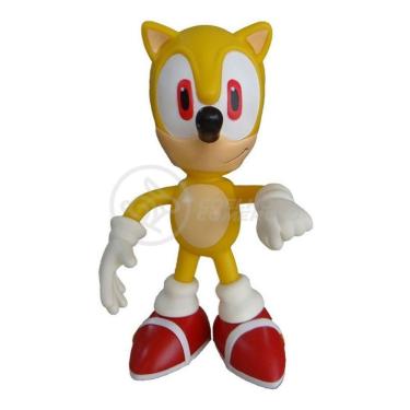 Imagem de Boneco Action Figure Super Sonic 23cm Sonic