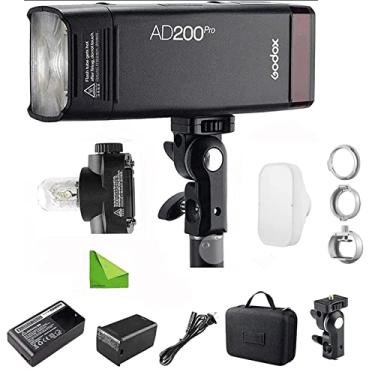 Imagem de GODOX AD200 Pro AD200Pro 200Ws 2.4G Flash Strobe com Godox ML-CS1625 Difusor Flash, Lâmpada Nua/Speedlite Fresnel Flash Head Pocket Flash Monolight