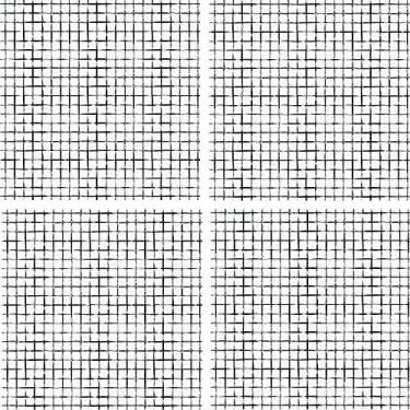 Imagem de Guardanapo Home 4 Pcs Grid Preto 40x40