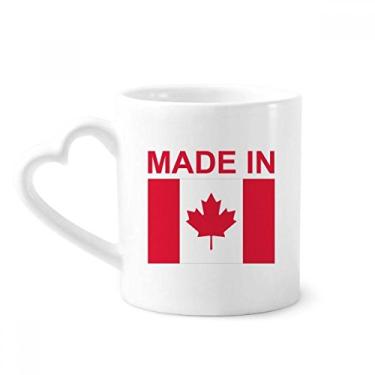 Imagem de Feito no Canadá Caneca Country Love Coffee Cerâmica Copos Copo de Coração de Vidro