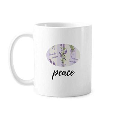 Imagem de Lavanda Desenho Arte Planta Caneca Cerâmica Cerâmica Café Porcelana Utensílios de Mesa