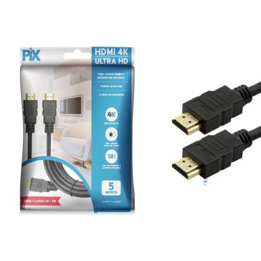 Imagem de Cabo Hdmi 2.0 4k 3d Ultrahd 19 Pinos Chip 2 Metros 018-2225