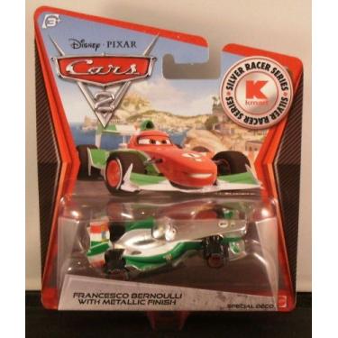 Imagem de Disney / Pixar CARS 2 Movie Exclusive 155 Die Cast Car SILVER RACER Francesco Bernoulli by Mattel