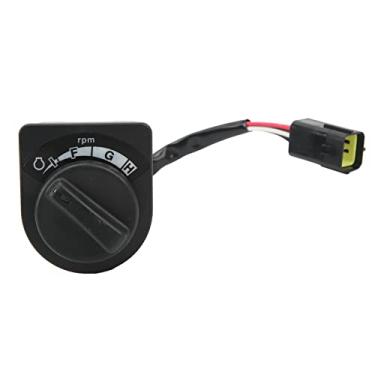 Imagem de Aramox Unidade seletora do botão do acelerador, interruptor do motor do acelerador 14725311 unidade seletora do botão do acelerador do motor para escavadeira EC220D EC250D EC350D EC380D EC480D