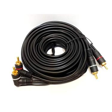 Imagem de CABO RCA 5 METROS PARA MÓDULO AMPLIFICADOR - BANHADO A OURO