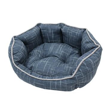 Imagem de PETSPACES Cama de lótus com impressão em folha 63 x 50 cm