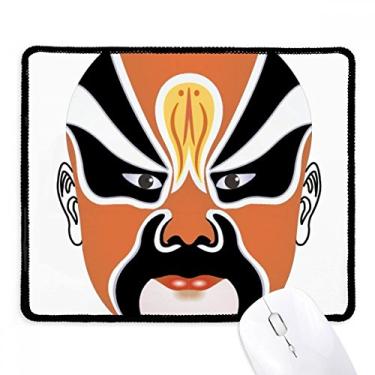 Imagem de Mousepad colorido Peking Opera Head Fenghuangerqiao Tapete de borracha para jogos
