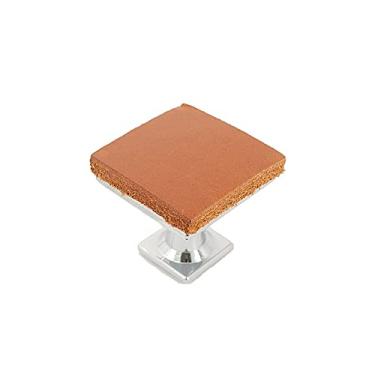 Imagem de Puxador Pinn 3e - Couro Legítimo - Cor Marrom