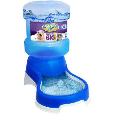 Imagem de Bebedouro Automático Truqys Pets Azul com Galão - 6 Litros