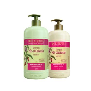 Imagem de Kit 2 Shampoo Proteção Da Cor Pós Coloração 1 L Bio Extratus - Bioextr