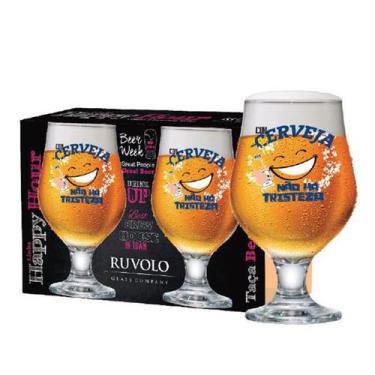 Jogo De Copos Bélgica Happy Hour 380Ml 6 Peças Ruvolo - Vidro