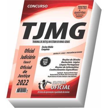 Imagem de Apostila Tjmg Oficial Judiciário Classe D Oficial De Justiça