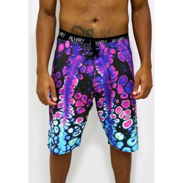 Imagem de Bermuda Água Alkary Bolhas Roxa-Masculino