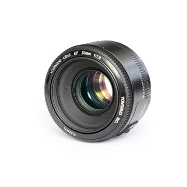 Imagem de YONGNUO Lente YN50 mm F1.8C, lente de foco automático de grande abertura, 50 mm F1.8 para câmeras Canon EF Mount EOS