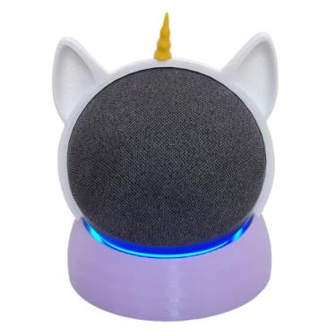 Imagem de Suporte Para Alexa Echo Dot 4 e Echo Dot 5 Unicórnio