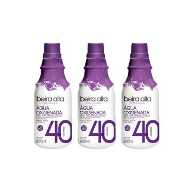 Imagem de Agua Oxigenada Beira Alta 900Ml 40 Volumes - Kit Com 3Un