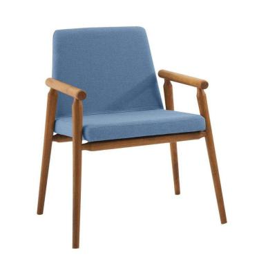 Imagem de Mini Poltrona Rodrigues Daf Mobiliário Azul Jeans
