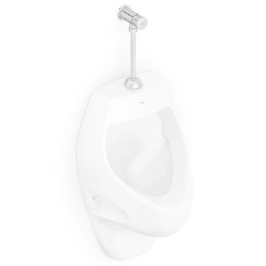 Imagem de Kit de Mictório com Válvula e Complementos de Instalação Eco Celite Branco Brilhante