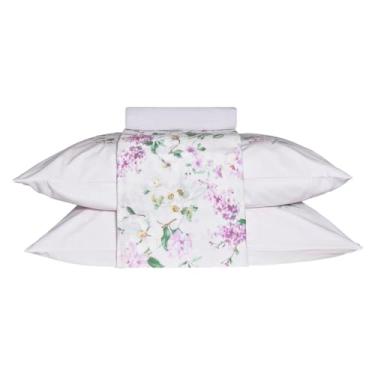 Imagem de Dohler, Kit Jogo de Lençol Dohler 4 Peças Cama Casal Premium Clara