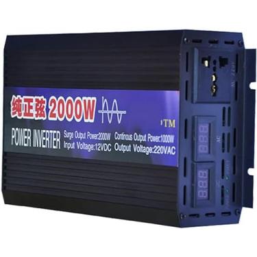 Imagem de Inversor De Onda Senoidal Pura, Inversor De Energia, Conversor De TensãO Dc 12v/24v/48v/60v Para Ac 220v Ou 110v, Display Digital Duplo, Inversor De Energia Solar,4000W-60V