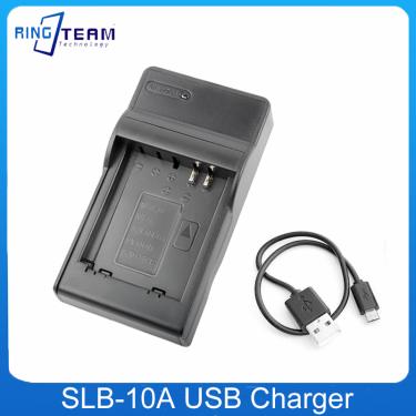 Imagem de SLB-10A Carregador USB de Bateria para Câmera para Samsung  EX2F  WB150F  WB250F  WB350F  WB750