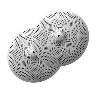 Imagem de Acessórios De Percussão Pratos Mudos Pratos De Baixo Volume Pratos De Chimbal De 13" Para Bateristas Pratos De Prática Pratos para Bateria (Color : C)