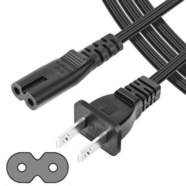 Imagem de Kimaru Cabo de alimentação para televisão Samsung LG TCL Sony LED LCD Insignia Sharp Toshiba JVC Hisense Electronics (cabo de 4 pés)
