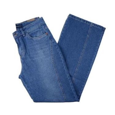 Imagem de Calça Feminina Aeropostale Jeans Wide Leg Blue  - 988121-Feminino