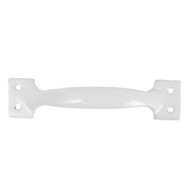 Imagem de Puxador de móveis de ferro em forma de arco duradouro, gaveta, guarda-roupa, maçaneta da porta, garagens, galpões, maçaneta da porta, branco, 4 polegadas