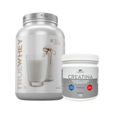 Imagem de Kit True Whey Hidrolisado e Isolado + Creatina 300g (728g, Neutro)