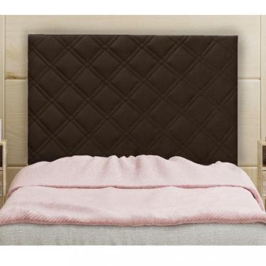 Imagem de Cabeceira Estofada Solteiro 88cm Veludo Amanda JSW