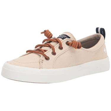 Imagem de Sperry Tênis feminino Crest Vibe Core, Linho/Aveia, 9 Wide